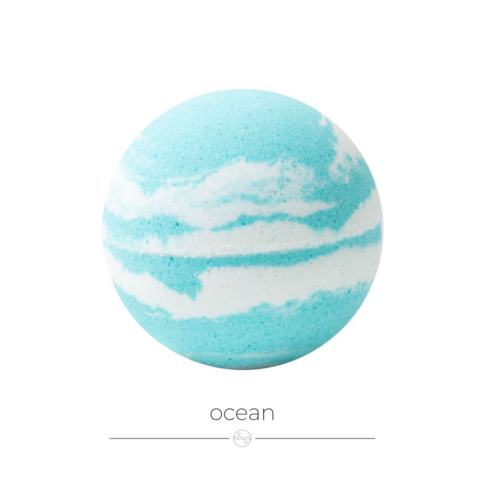Breath of the Bahamas ocean-scented handmade bath bomb Singapore
