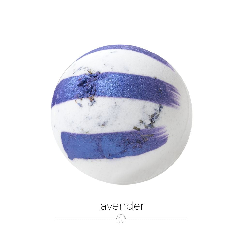 Lavender handmade bath bomb made with pure essential oil Singapore