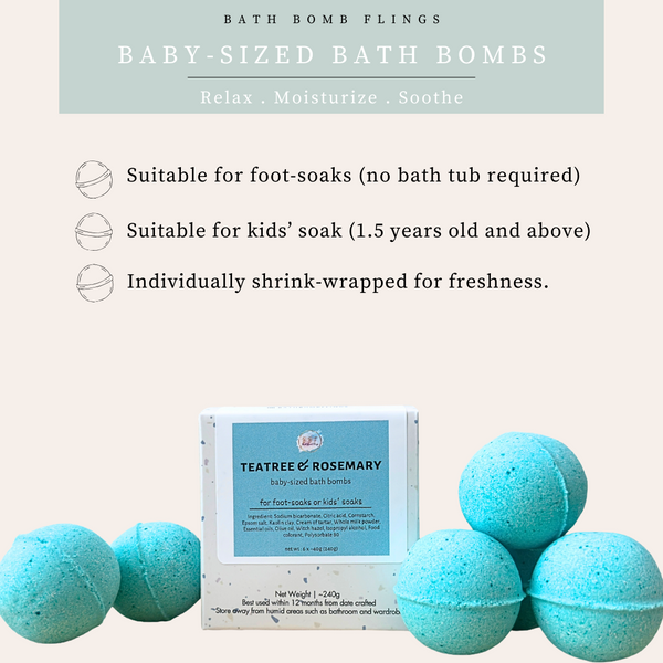 Natural & Handmade in SG | Foot Soak | Baby Bath Bombs - BathBombFlings