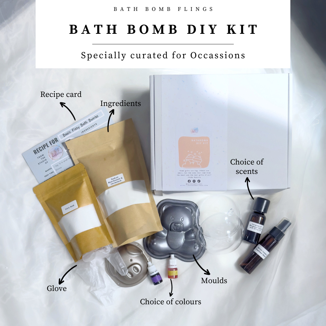 (Virtual Workshop) Bath Bombs DIY Kit