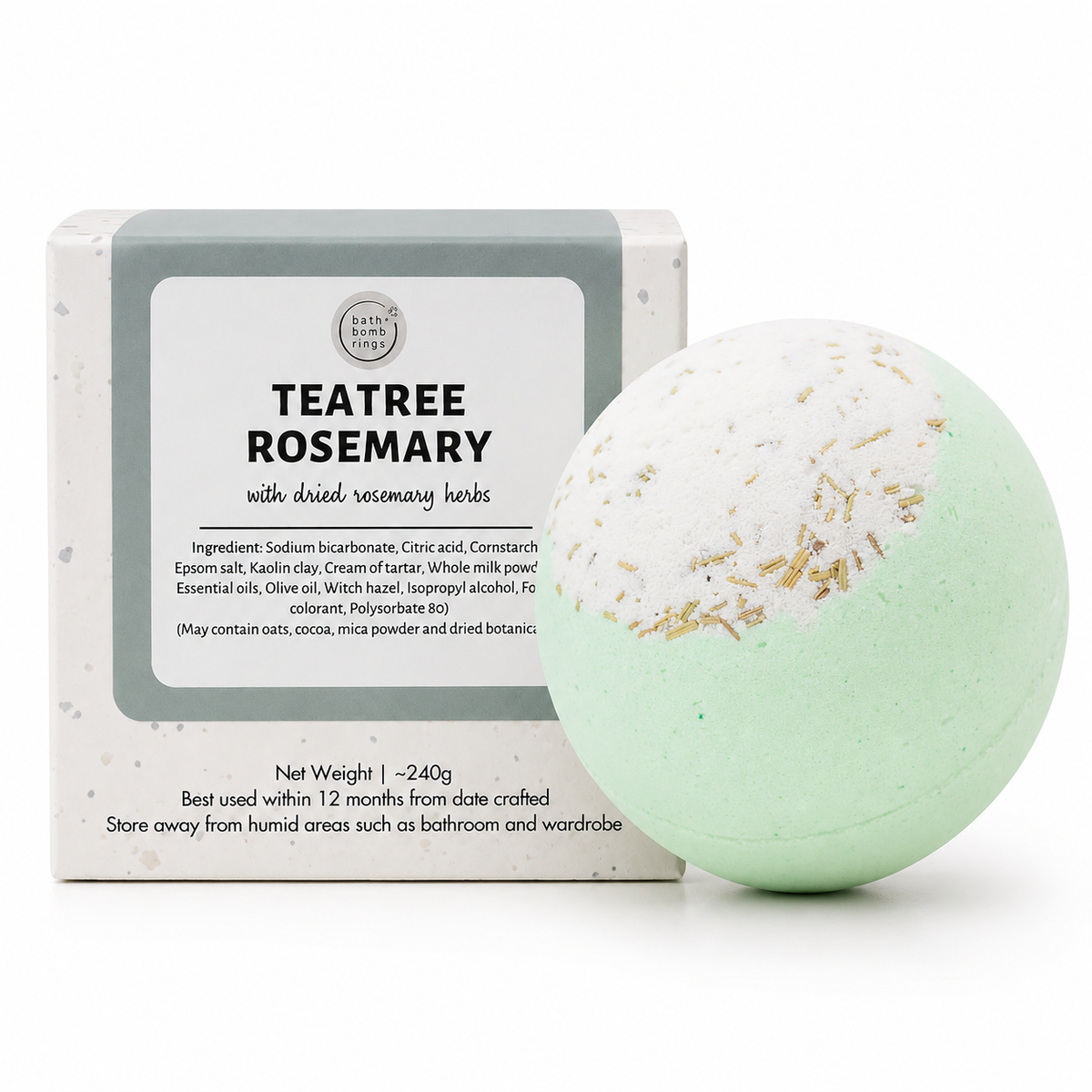 Teatree & Rosemary Bath Bomb