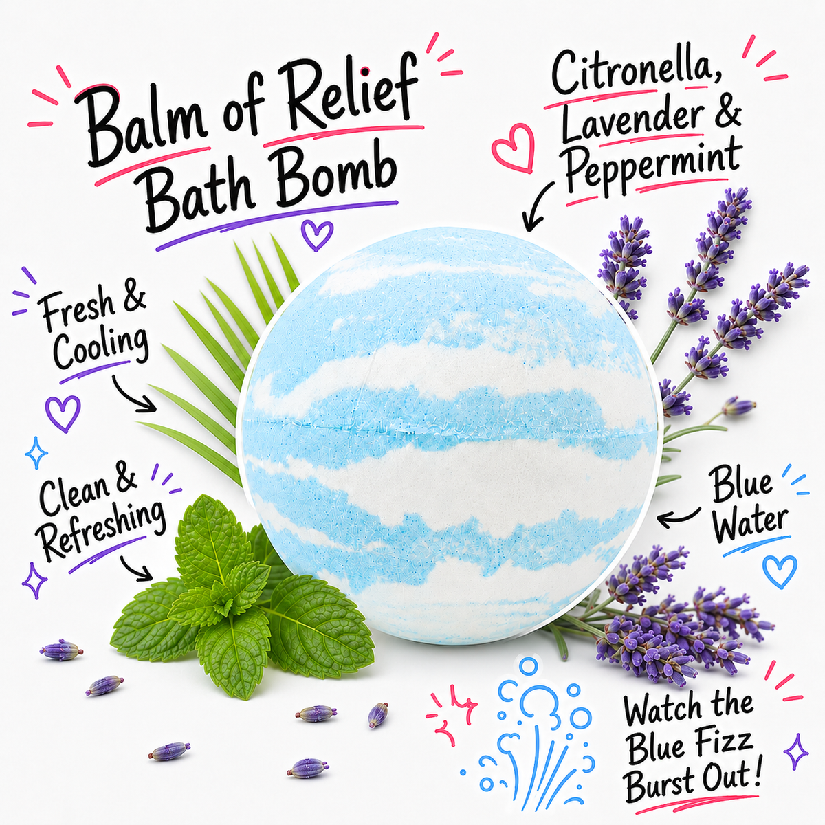 Balm of Relief Bath Bomb
