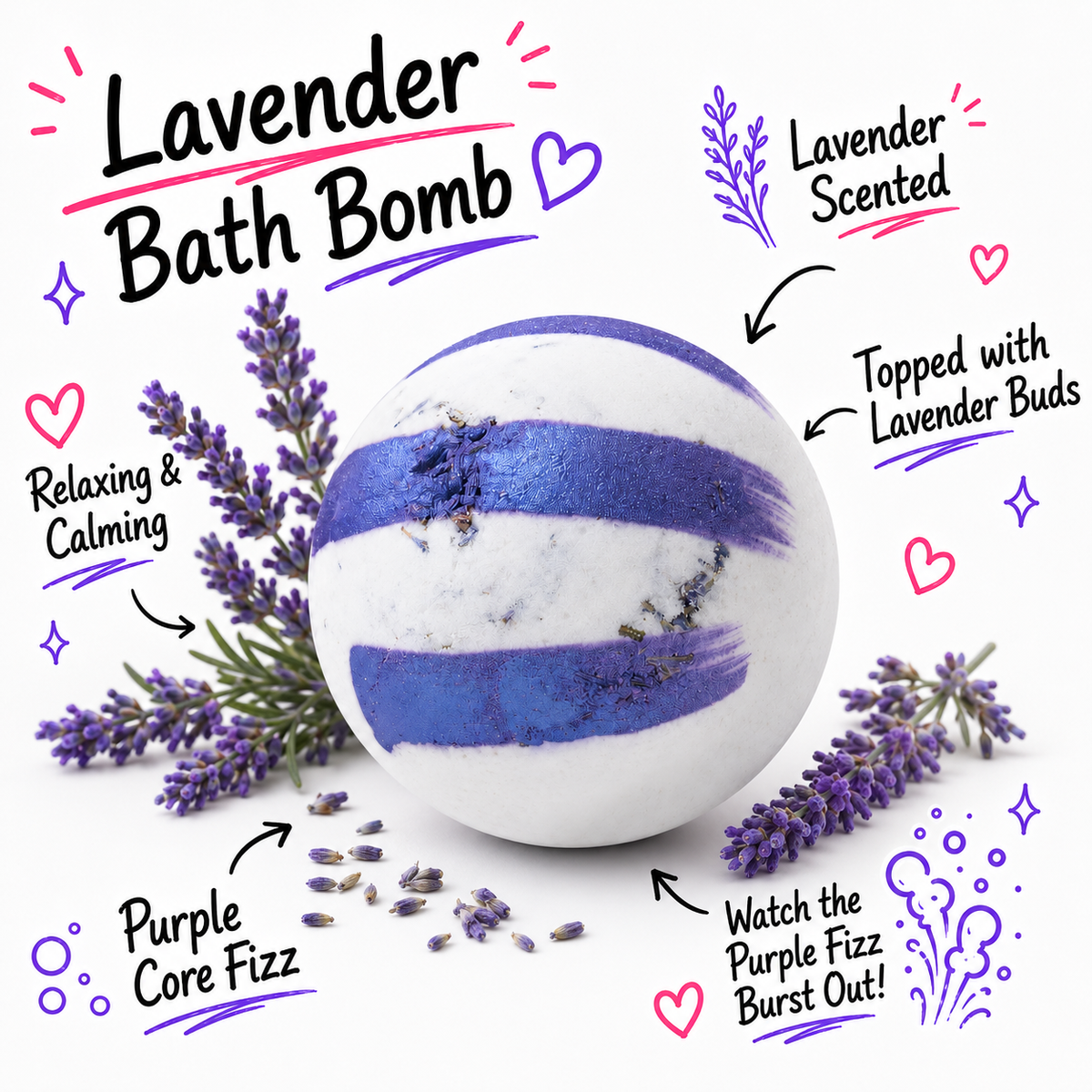 Lavender Bath Bomb