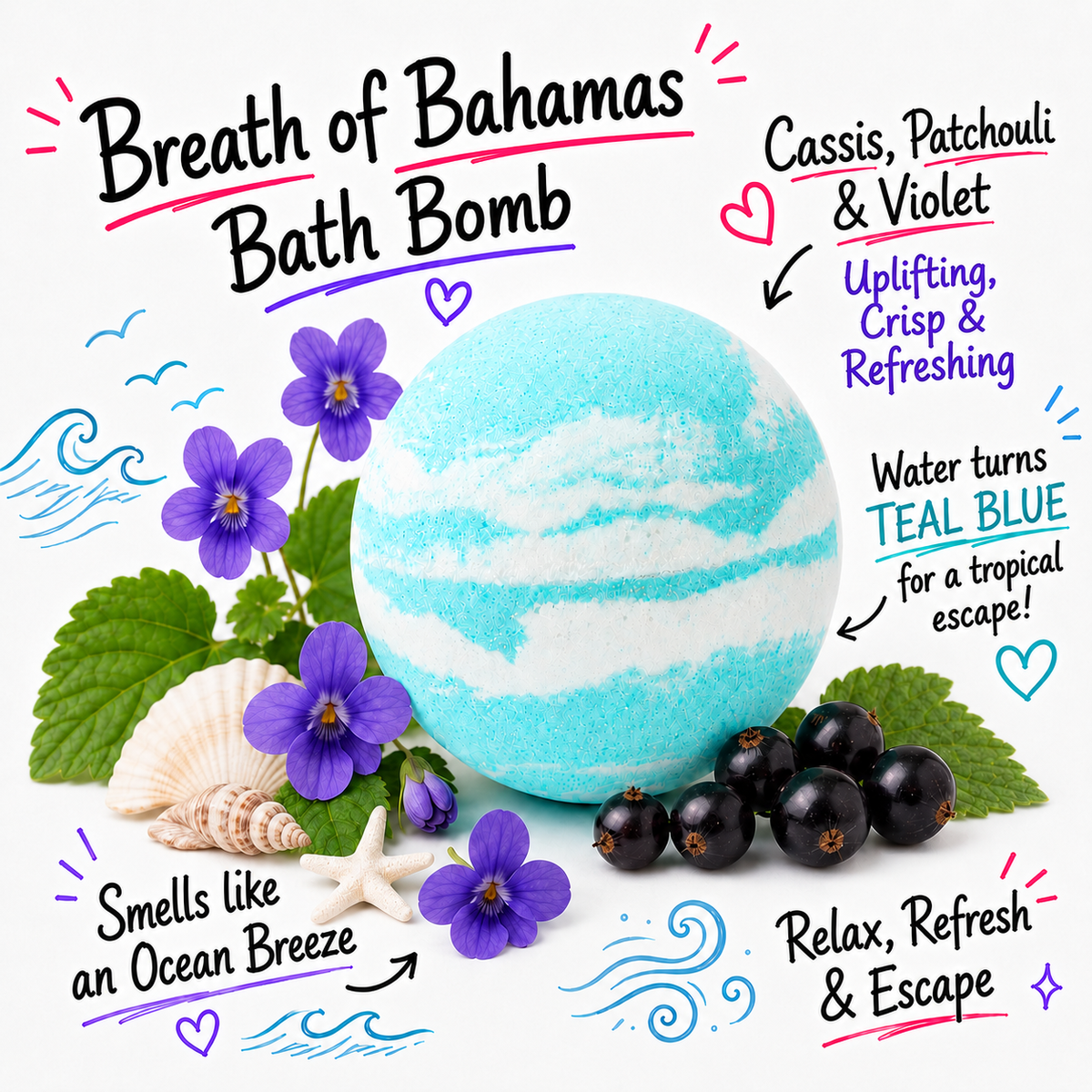 Breath of the Bahamas Bath Bomb