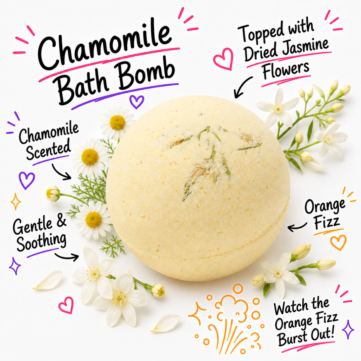 Chamomile Bath Bomb