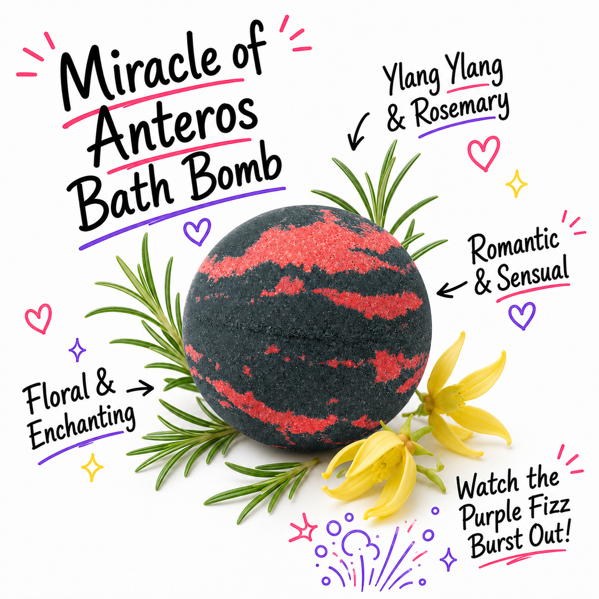 Miracle of Anteros Bath Bomb
