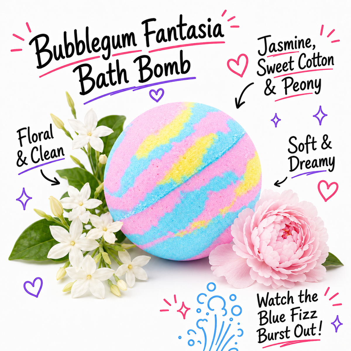 Bubblegum Fantasia Bath Bomb