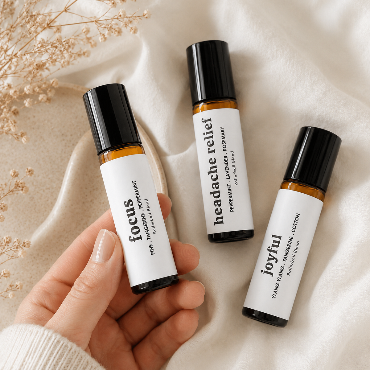 Rollerball Blends with Essential Oil