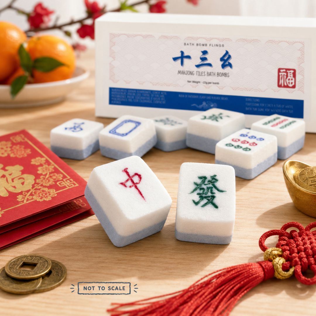 Mahjong Tiles Footsoak Bath Bomb