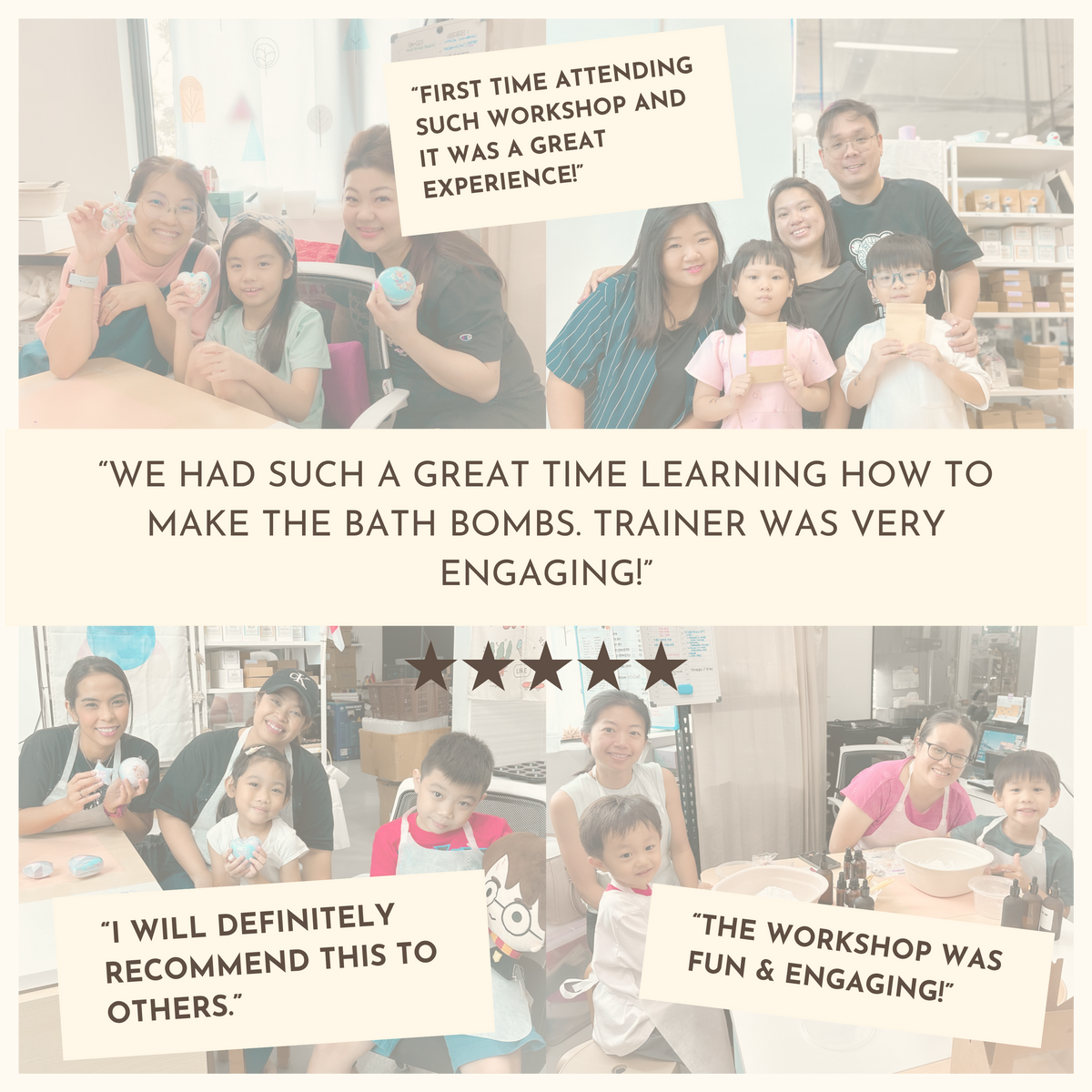 (Parent-Child) Basic Bath Bomb Making Workshop